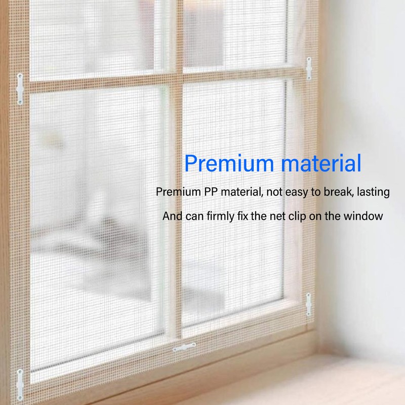 20pcs Window Screen Clip Professional Compact Lightweight Easy Installation Window