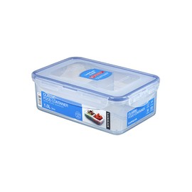 Lock & Lock 1 Litre Rectangular Container with 3 Compartments