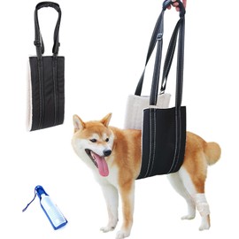 Dog Sling for Dogs Hind Leg Support, Pet Lift Harness for Rear - End Support to Help Lift Pet's Rear, Assist The Pet Who are Senior, Injured, Disabled or After Surgery (M)