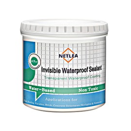 NetLea Invisible Waterproof Agent,Transparent Waterproof Coating,Polyurethane Coating for Roofs, Walls, Bathroom, Shower, Window Sills, Indoor & Outdoor(17Fl OZ)
