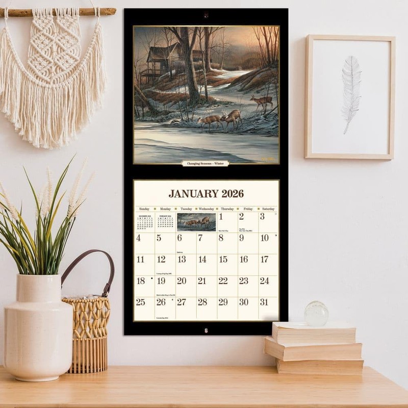 WSBL Terry Redlin 2026 12X12 Wall Calendar (26997001737)