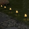Mini Mushroom Solar Lights 8 Modes LED Waterproof String Pathway