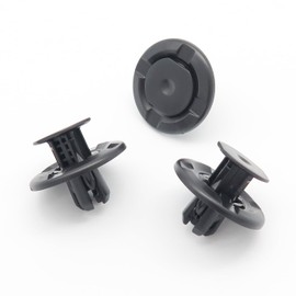 VVO Fasteners Plastic Underbody Shields and Insulation Panel Fixing Clip, Black (Pack of 10)