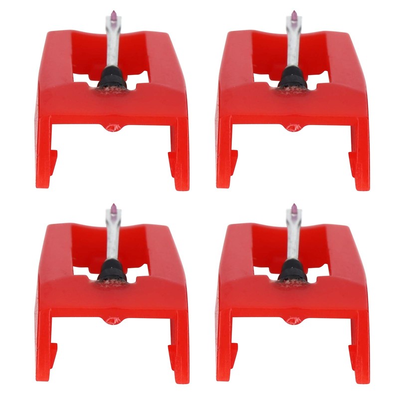 Record Player Needle, 4 Pack Universal Turntable Stylus Replacement Needles,