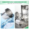 Food Processor, 500W Powerful Meat Grinder, 14Cup Stainless Steel Bowl,