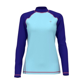 HDTIYUYP UV Shirt Women Girls - Water Swimming T-Shirt Rash Guard Women Swimming Shirt Surf Shirt Quick-Drying Beach Shirt Wet Top, lightblue