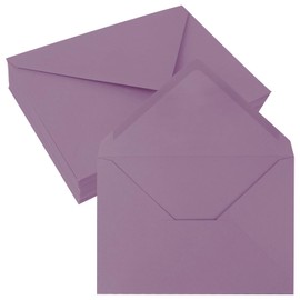 JAGERGREEN 50 Pack 5x7 Envelopes Letter Size, Purple A7 Envelopes Self Seal for Wedding Invitation, Envelope 5.4x7.6 for Greeting Cards, Photos, Baby Shower, Graduation, Thank You Cards, Announcements