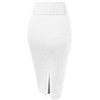 Hybrid & Company Womens Pencil Skirt Premium Nylon Ponte Stretch