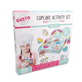 Great Childrens Unicorn Baking Set with Unicorn Cookie Cutters, Piping Bag. Unicorn Craft Activity, Unicorn Recipe Card & more! Real Baking Sets for Teenagers, unicorn gifts for girls age 7-8