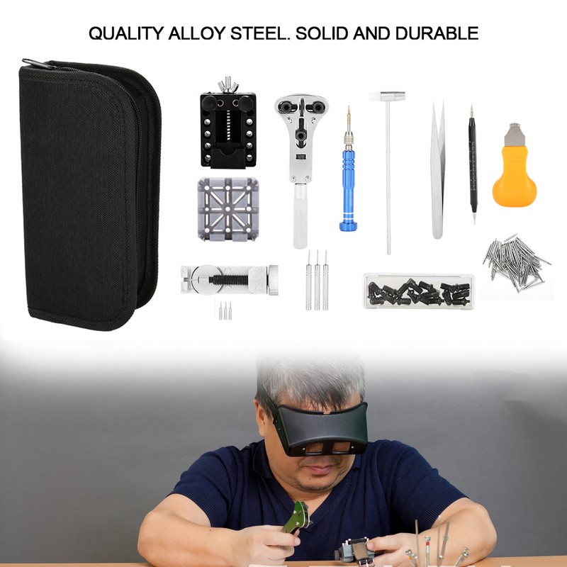 Watch Repair Tool Kit Professional Back Case Opener Link Remover