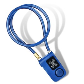 Bicycle Anti-Theft Lock, Keyless Alarm Bicycle Lock Digital Password Security Lock Burglary Protection for Bicycle Motorcycle Gate