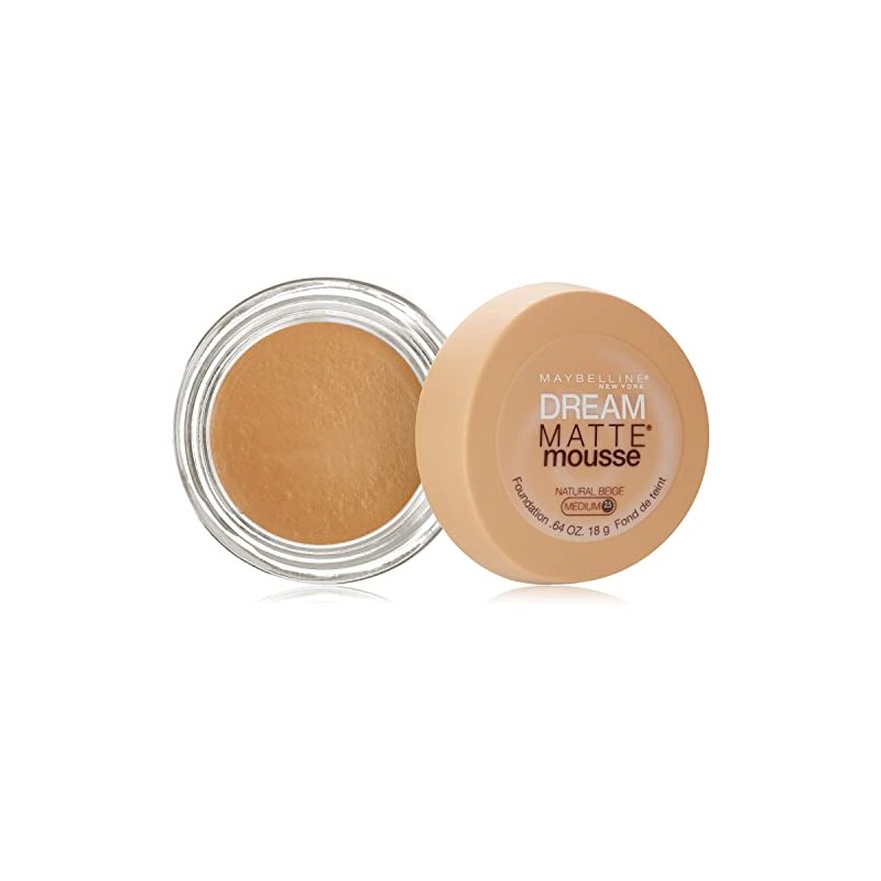 Maybelline New York Dream Matte Mousse Foundation, Natural Beige, 0.64