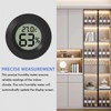 Mini Digital Hygrometer, 10 Pack Mini Hygrometer, ℃/℉ Adjustable, 2-in-1