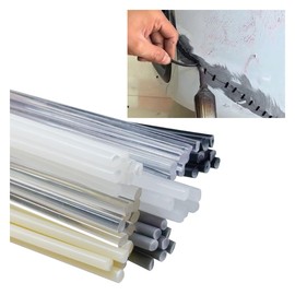 GAOLAOSY 56PCS 7.9" Plastic Welding Rods, 0.11'' Diameter Plastic Welder Repair Rod, (PP PU ABS PE TPO PA PC) 7 Types of Plastics Welding Kit for Car Bumpers Daily Repair