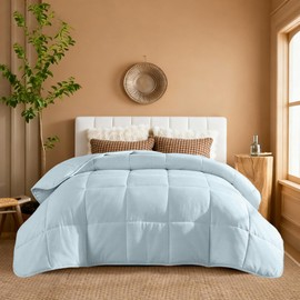 YnM Weighted Blanket Queen 15lbs, The Heavy Oversized Weighted Comforter, Warm & Fluffy Throw (Green, 15lbs, 90" Lx90 W)