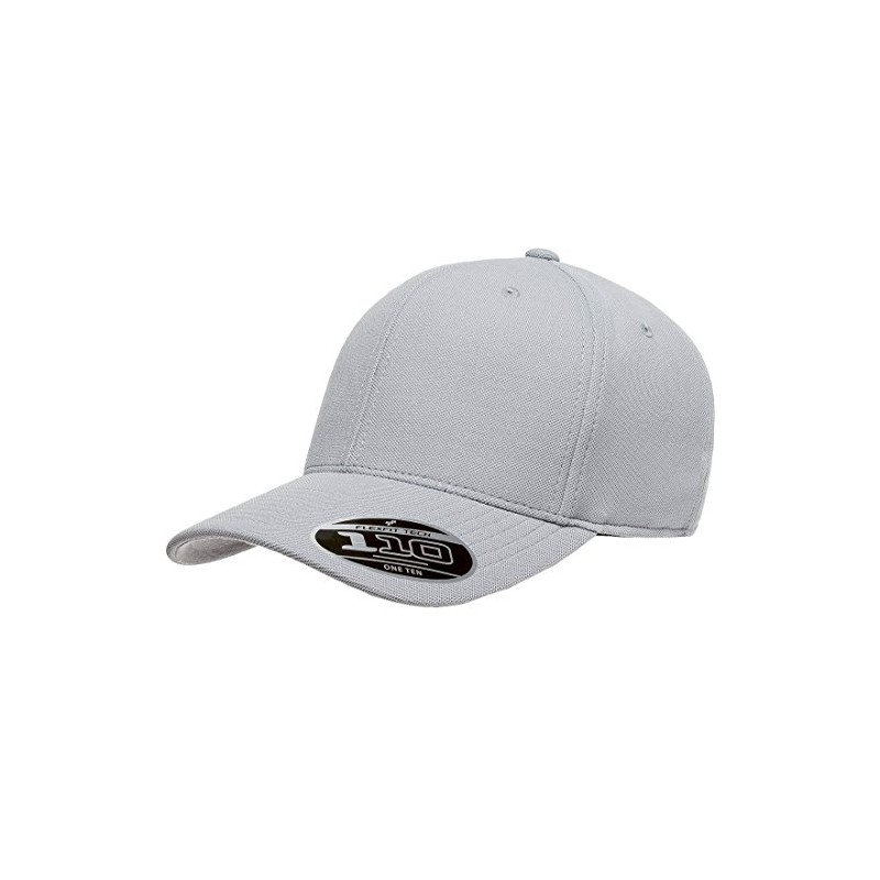 Flexfit Men's 110 Cool & Dry Athletic Cap, Silver, One