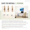 Floating Shelf Brackets Heavy Duty 3/8" Thick 4 Pack 16"