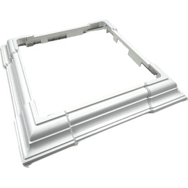 Adjustable 4 Piece Vinyl/PVC Post Trim (Fits 3" - 6.5" Posts) (3 Colors) (White)