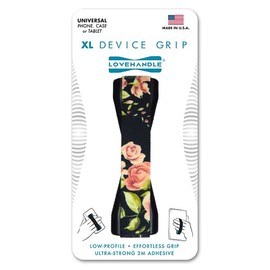 LOVEHANDLE Tablet/XL Grip for Most Tablets and Large Smartphones, Vintage Rose