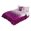 Primavera Competition Edrecolcha Floreta Magenta King Size C/3 Cojines Competition