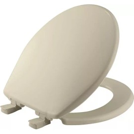 Mainstays Asiento Y Tapa Corta De Wc Cierre Lento Taza Baño Beige