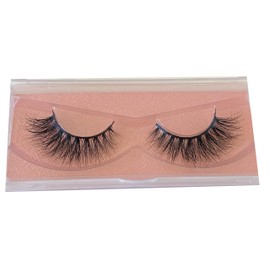Alluring 3D Mink Lashes Reusable Strip, 100% Siberian Mink Fur False Eyelashes, Hand-made Cruelty Free Cat-Eye KE20