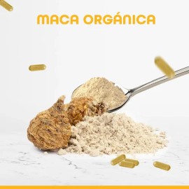 Maca Orgánica 60 Cápsulas De 500 Mg | Bulk Superfoods
