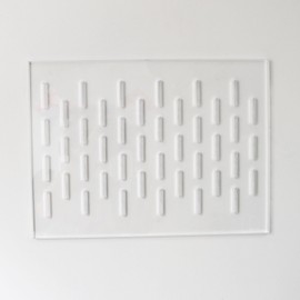 PIAOLGYI Replacement Shelf for IKEA Detolf, Acrylic Rectangle Extra Shelves Accessories Compatible with IKEA Detolf Glass Cabinet,11" x 15" (7mm)