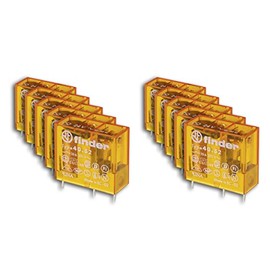 FINDER 40.52.8.024.0000 POWER RELAY, DPDT-2CO, 24VAC, 15A, PCB (1 piece)