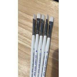 American Painter Loew Cornell 797-F Size 4 Flat Stain Paint Brush ~ NEW