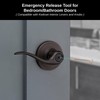 Bedroom/Bathroom Door Steel Emergency Release Tool Compatible with Kwikset Interior