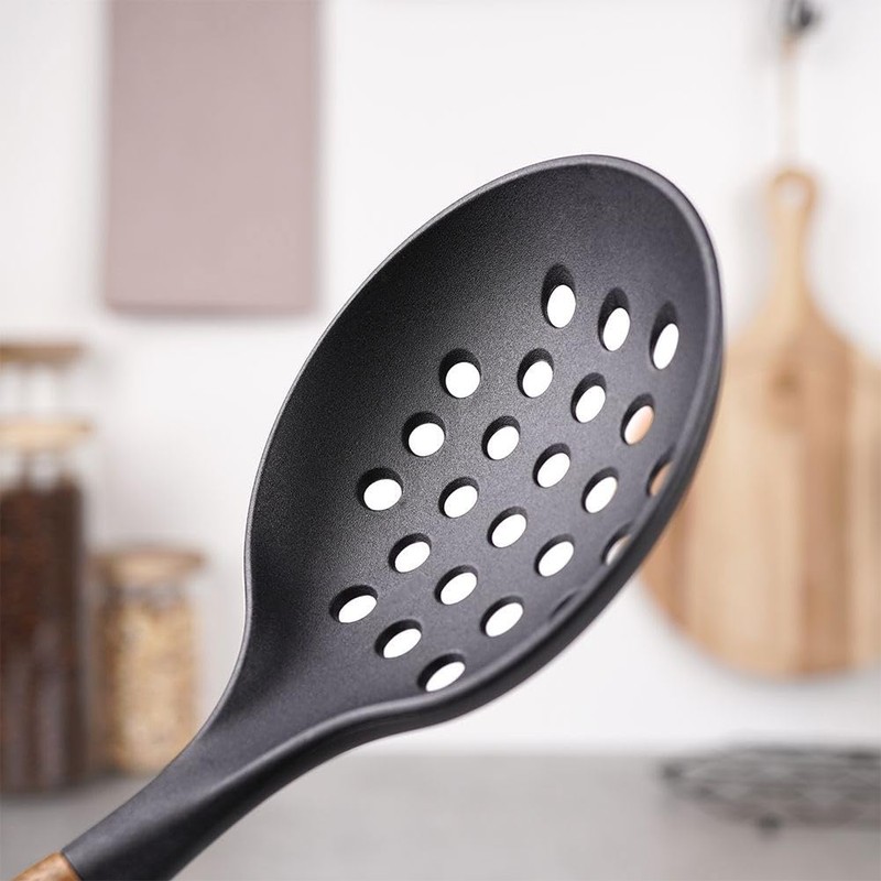 Slotted Spoon, Straining Ladle, Straining Ladle, Sieve Spoon, Skimmer, Thermoplastic