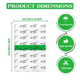 Second Skin Tattoo Cover Tattoo Aftercare Bandage, 10 Sheets Tattoo Wrap Film 15cm x 10cm Transparent Film Tattoo Cover Up & Waterproof Dressings (15cm x 10cm (10 Sheets))