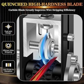 Unbranded Manual Wire Stripping Machine Portable Cable Stripper 1mm to 21mm Brand New