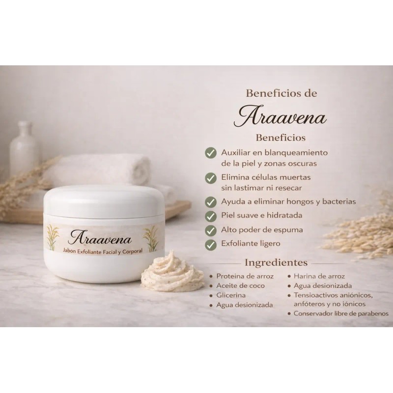 Jabón Exfoliante Aclarante Facial Corporal 300