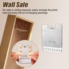 4pcs Picture Frame Hanging Hooks & 4 Adhesive Strips, Free