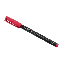 STAEDTLER Lumocolor AV Marker red medium