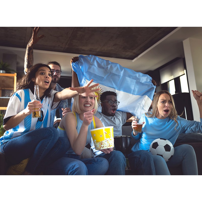 KliKil 5ft x 3ft (150cm x 90cm) Argentine Flag Polyester