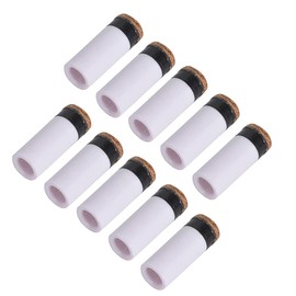 Alomejor Snooker Pool Cue Tip Replacement Size Cue Tips No Glue Tool Required 13 mm Pack of 10
