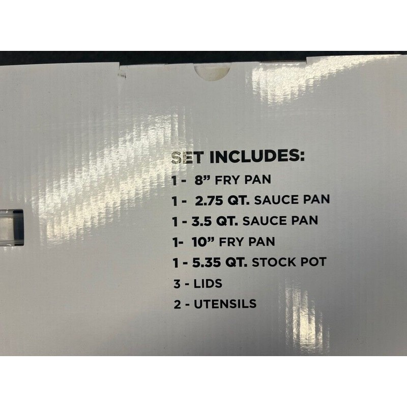 Gotham Steel STACKMASTER Pots Non-Stick 10 Piece Cookware Set