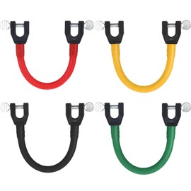 4 Pieces Ski Tip Connector Trainer Ski Training Aid Ski Aid for Beginners Skiing Training, Assorted Colors (Red, Yellow, Green, Black)