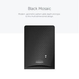 Kimberly-Clark Professional ICON Faceplate (58784), Black Mosaic Design, for Automatic Skin Care Dispensers (Qty 1)