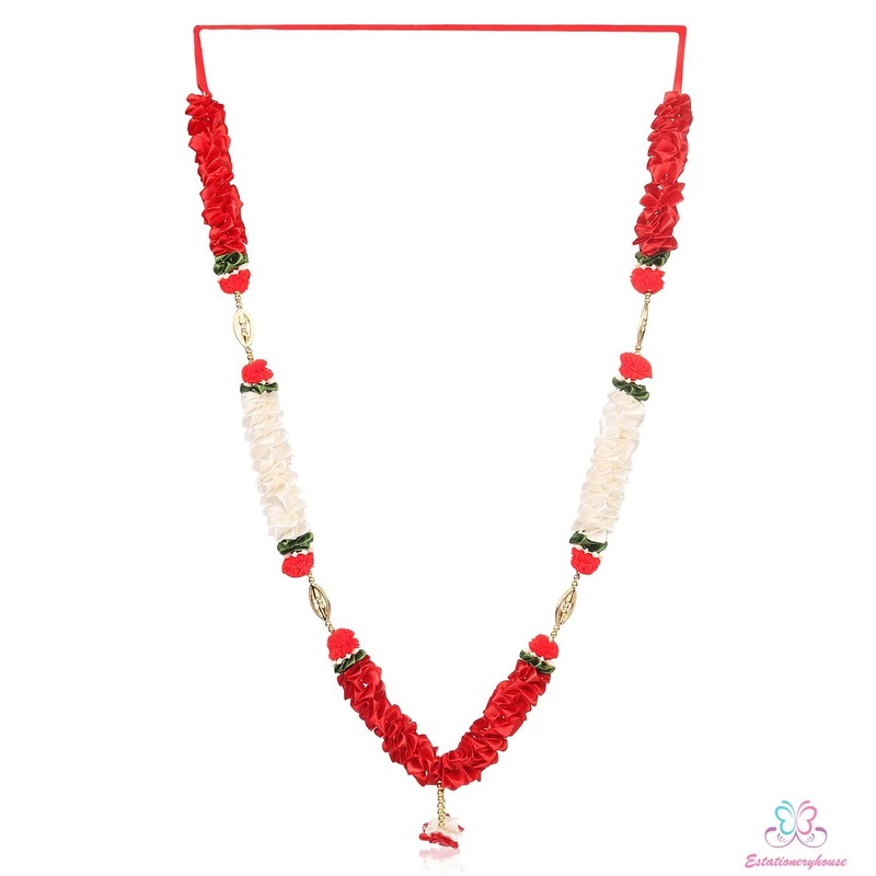 estationeryhouse Artificial Indian mala/garland/haar jaimala milni mala shaadi indian wedding