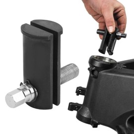 Neck Bearing Race Puller Stem Bearing Lace Remover Fits Bearing Races 1-1/8" to 2-5/8" Inner Diameter Universal Metal Material High Strength Durable