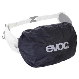 EVOC RAINCOVER SLEEVE HIP PACK, copertura antipioggia leggera per marsupio (protezione impermeabile, copertura antipioggia marsupio, per marsupi da 3-7 l), nero