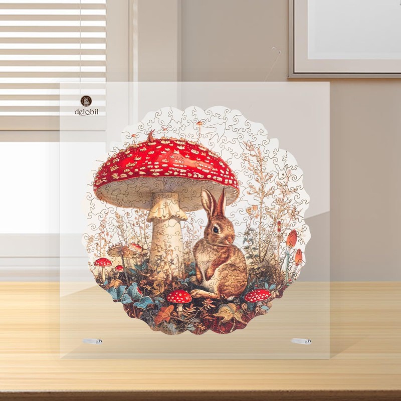 Delobil Wooden Puzzles for Adults Easter Jigsaw Puzzles, 16.8 x