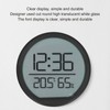 Indoor Thermometer Hygrometer Multifunction Thin Accurate Wall Mounted Digital Alarm