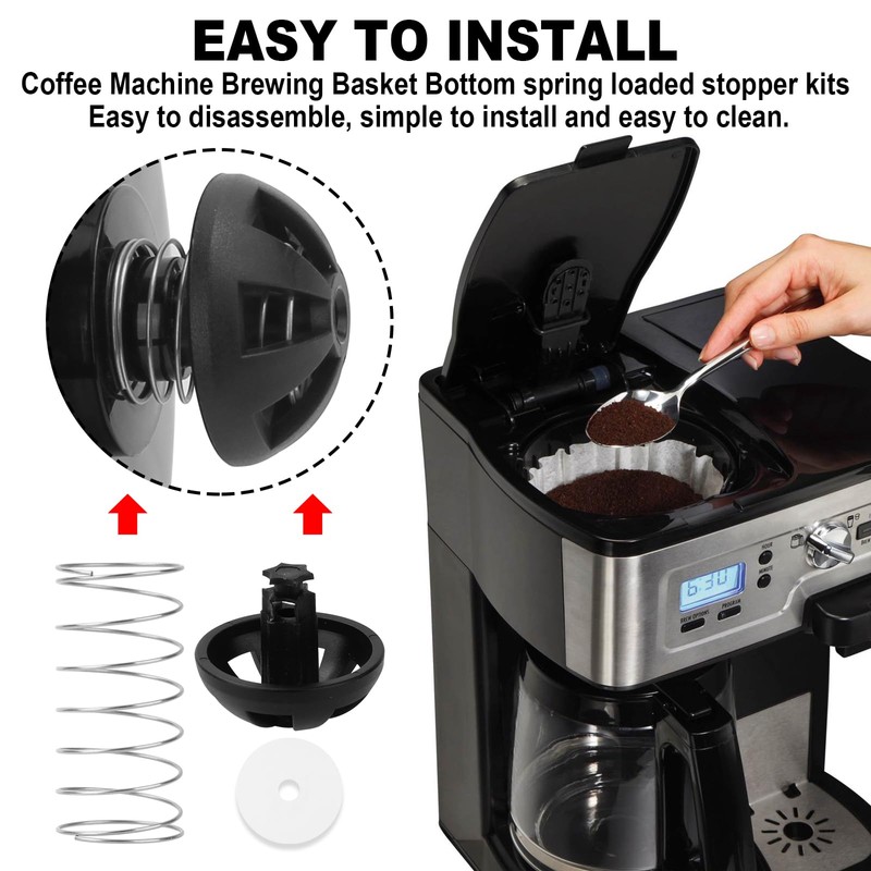 Coffee Brewing Basket Bottom spring loaded stopper kits for Hamilton
