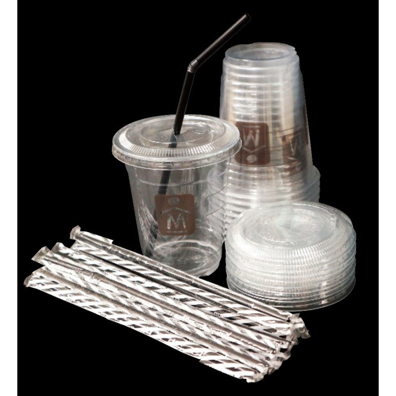 My Cafe My Cafe Cold Drink Cups Set Cup, Lid,