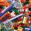 BrickBounty Technical Parts 2 Pound Bulk Lot, Gear Tires Wheels
